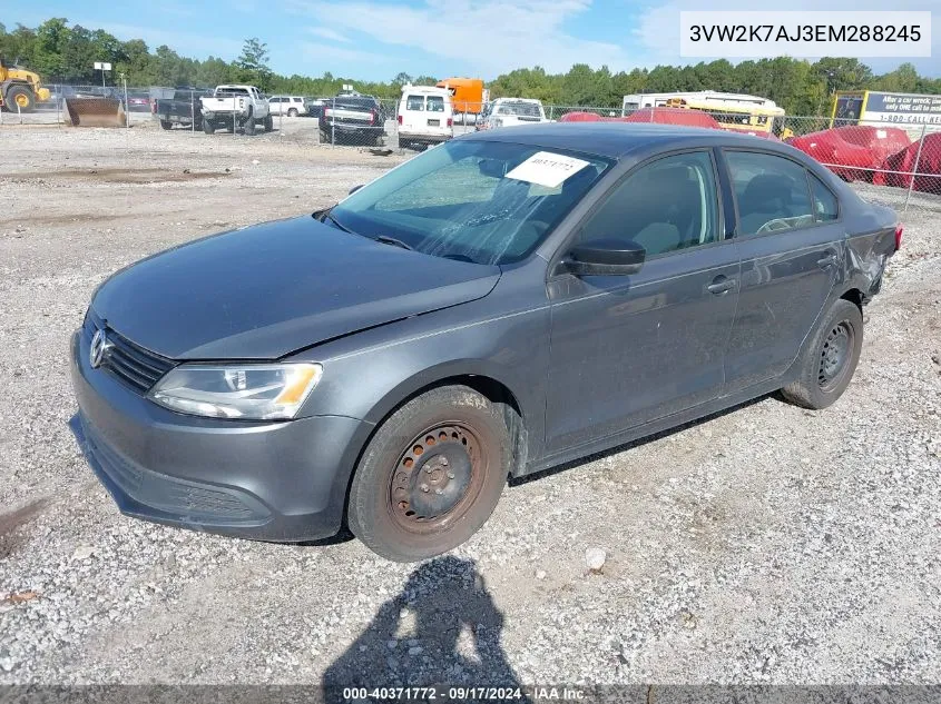 3VW2K7AJ3EM288245 2014 Volkswagen Jetta 2.0L S