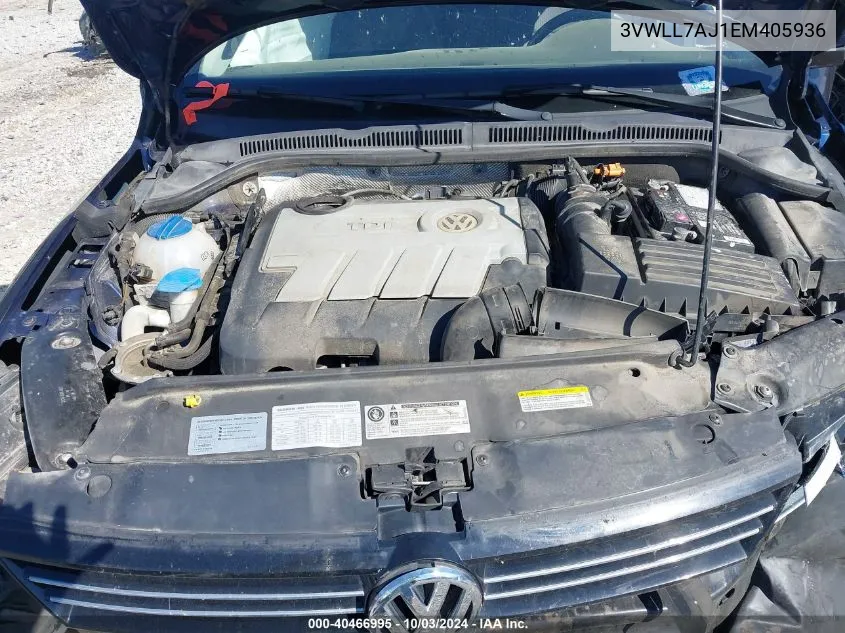 3VWLL7AJ1EM405936 2014 Volkswagen Jetta 2.0L Tdi