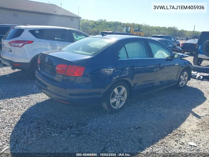 3VWLL7AJ1EM405936 2014 Volkswagen Jetta 2.0L Tdi