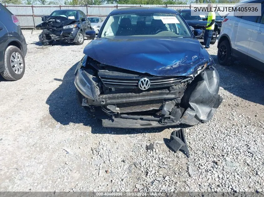 3VWLL7AJ1EM405936 2014 Volkswagen Jetta 2.0L Tdi