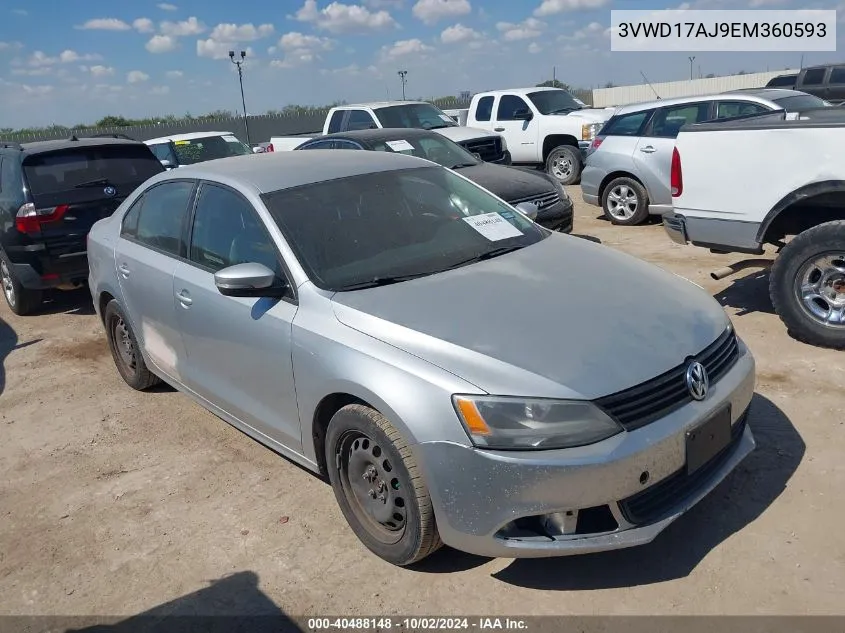 3VWD17AJ9EM360593 2014 Volkswagen Jetta 1.8T Se