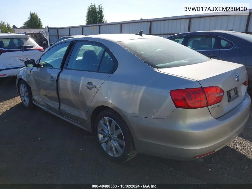 3VWD17AJXEM280400 2014 Volkswagen Jetta 1.8T Se