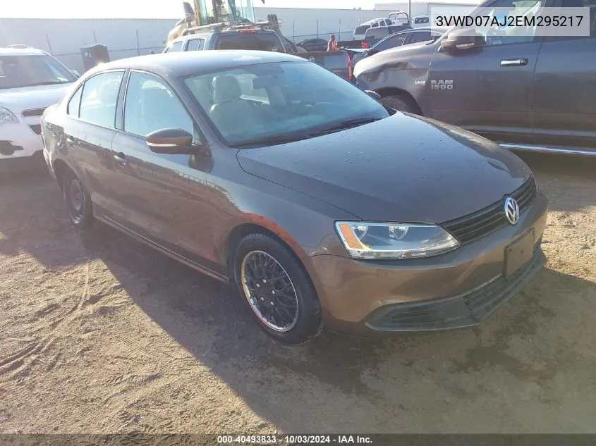 2014 Volkswagen Jetta 1.8T Se VIN: 3VWD07AJ2EM295217 Lot: 40493833