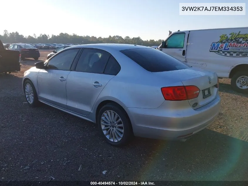 3VW2K7AJ7EM334353 2014 Volkswagen Jetta 2.0L S