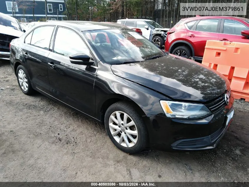 3VWD07AJ0EM379861 2014 Volkswagen Jetta 1.8T Se