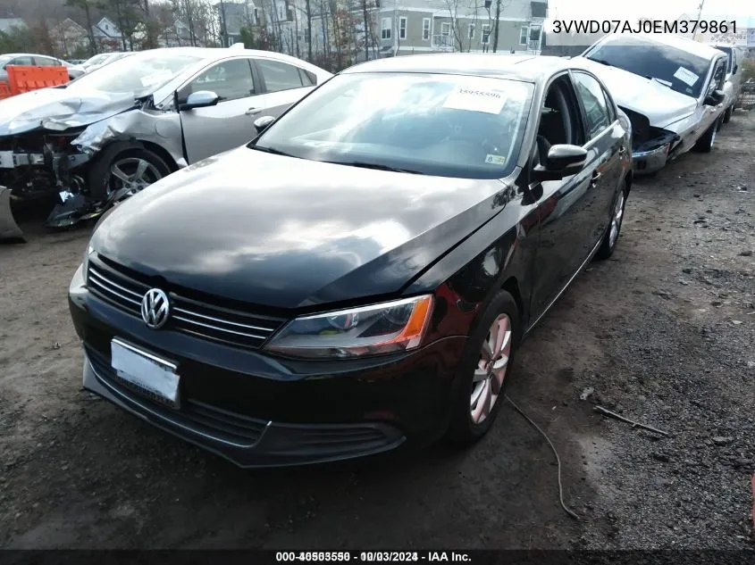 2014 Volkswagen Jetta 1.8T Se VIN: 3VWD07AJ0EM379861 Lot: 40503550