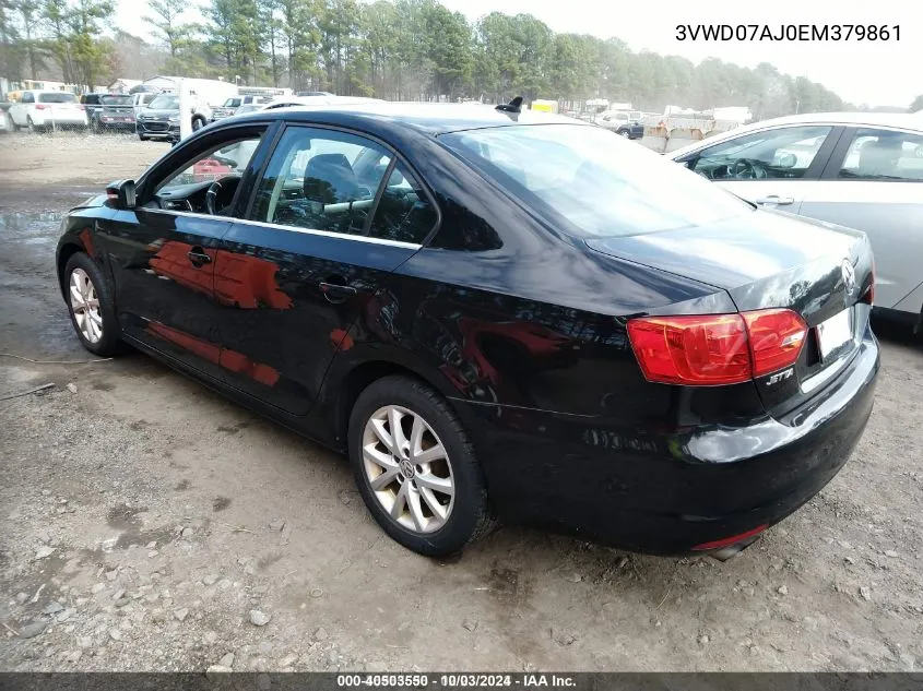 2014 Volkswagen Jetta 1.8T Se VIN: 3VWD07AJ0EM379861 Lot: 40503550