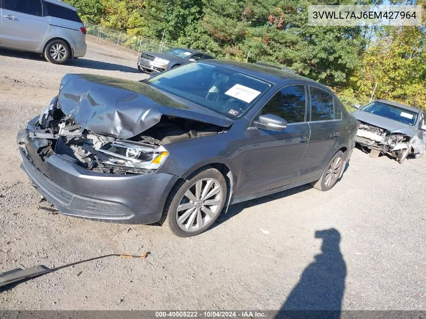 2014 Volkswagen Jetta 2.0L Tdi VIN: 3VWLL7AJ6EM427964 Lot: 40505222