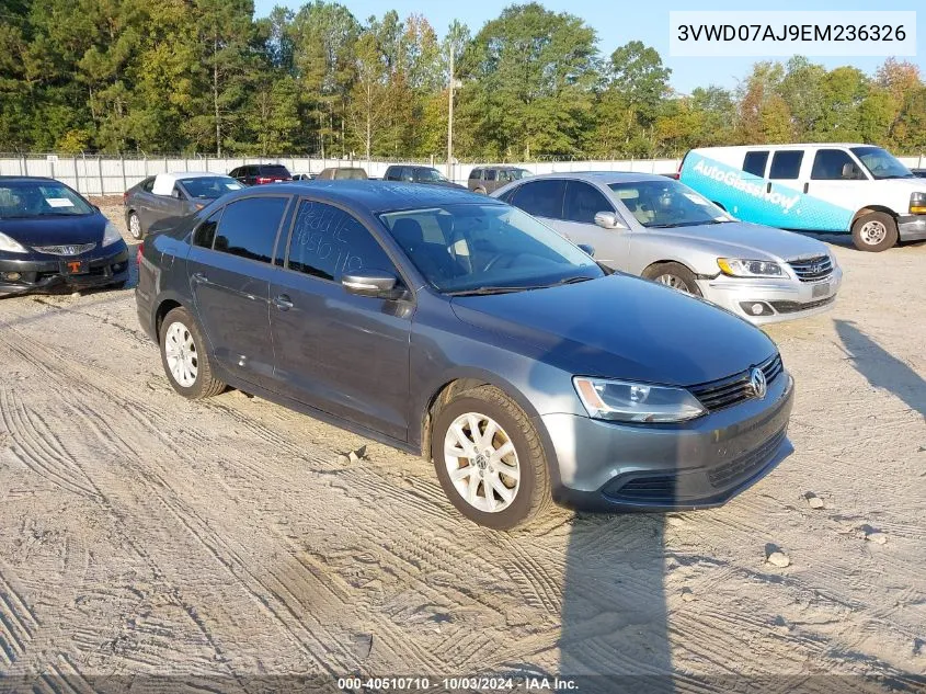 3VWD07AJ9EM236326 2014 Volkswagen Jetta 1.8T Se