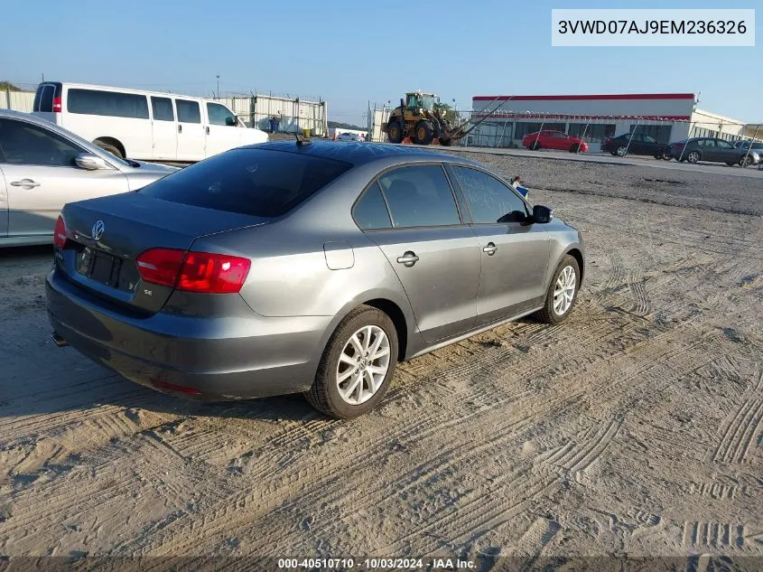 3VWD07AJ9EM236326 2014 Volkswagen Jetta 1.8T Se