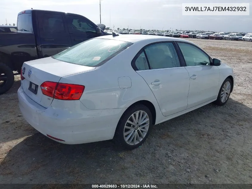 2014 Volkswagen Jetta Tdi VIN: 3VWLL7AJ7EM432932 Lot: 40529683