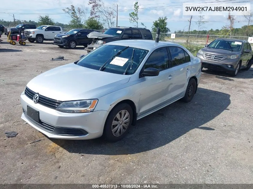 3VW2K7AJ8EM294901 2014 Volkswagen Jetta S