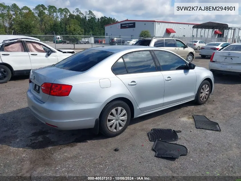 3VW2K7AJ8EM294901 2014 Volkswagen Jetta S