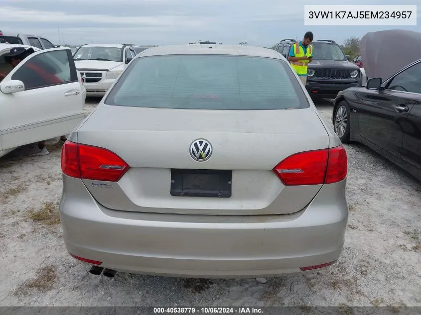 3VW1K7AJ5EM234957 2014 Volkswagen Jetta S