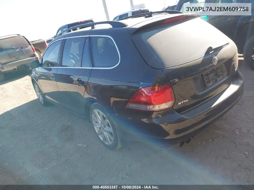 3VWPL7AJ2EM609758 2014 Volkswagen Jetta Sportwagen 2.0L Tdi