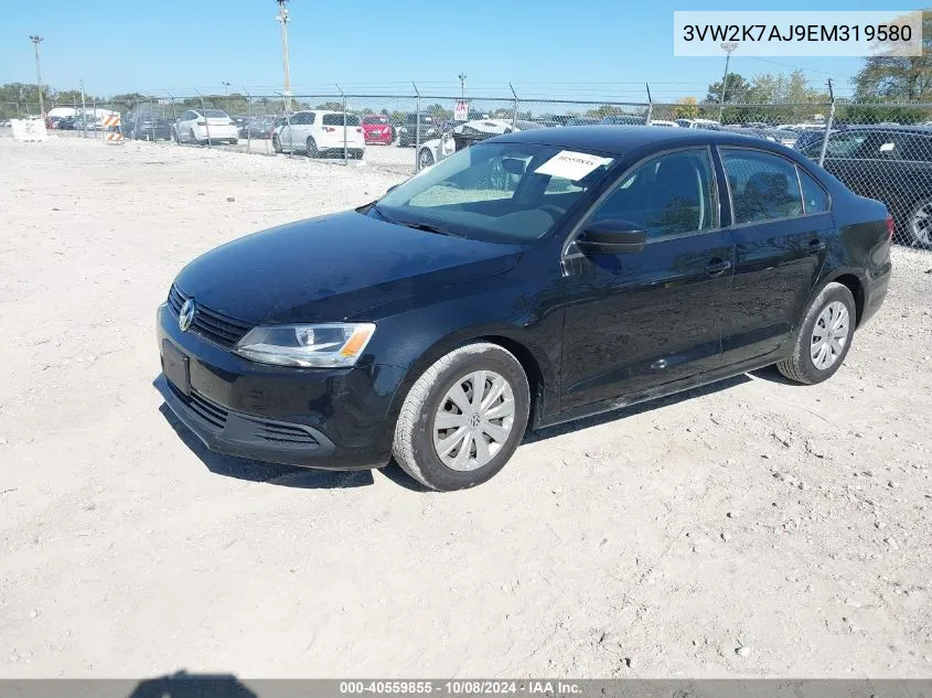 3VW2K7AJ9EM319580 2014 Volkswagen Jetta 2.0L S