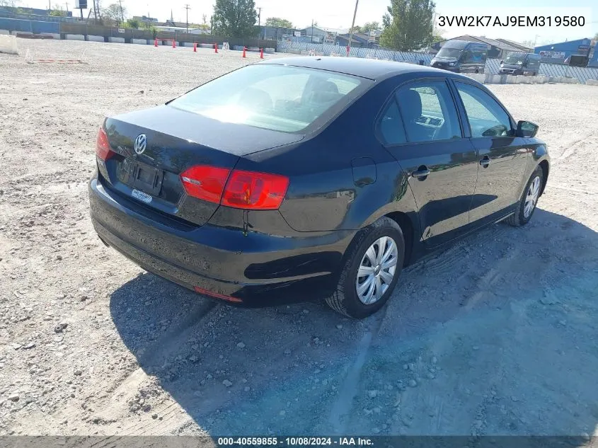 3VW2K7AJ9EM319580 2014 Volkswagen Jetta 2.0L S