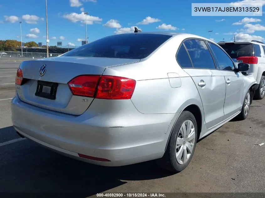 2014 Volkswagen Jetta 1.8T Se VIN: 3VWB17AJ8EM313529 Lot: 40592900