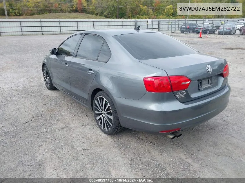 2014 Volkswagen Jetta 1.8T Se VIN: 3VWD07AJ5EM282722 Lot: 40597738