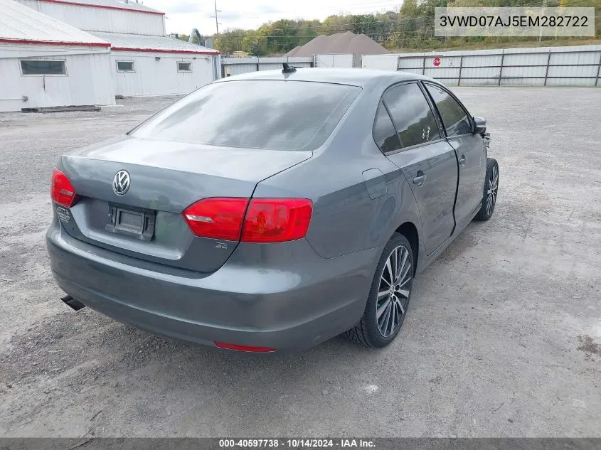 2014 Volkswagen Jetta 1.8T Se VIN: 3VWD07AJ5EM282722 Lot: 40597738