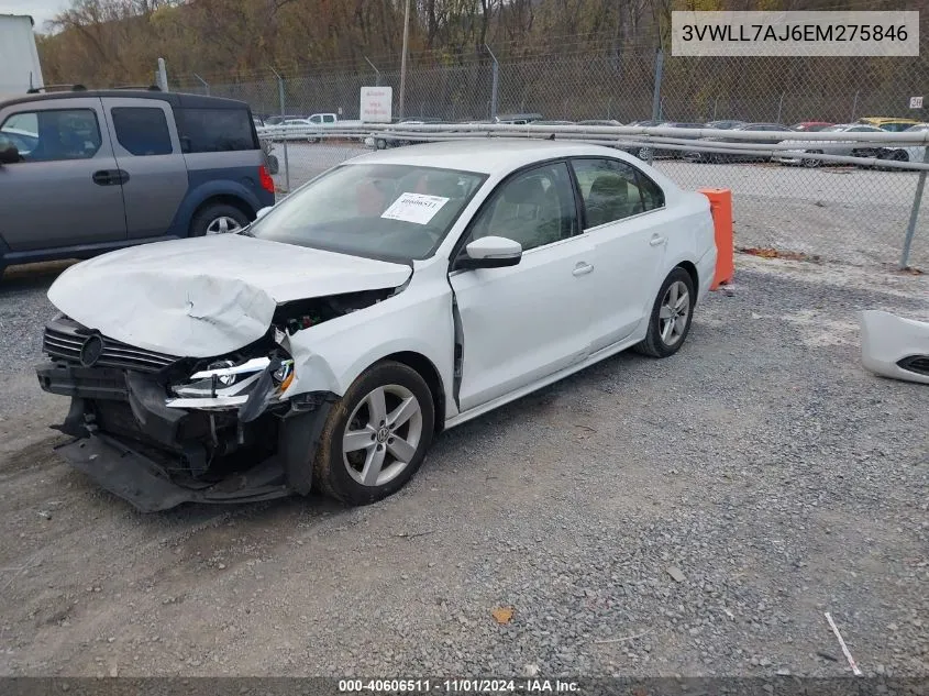 2014 Volkswagen Jetta 2.0L Tdi VIN: 3VWLL7AJ6EM275846 Lot: 40606511