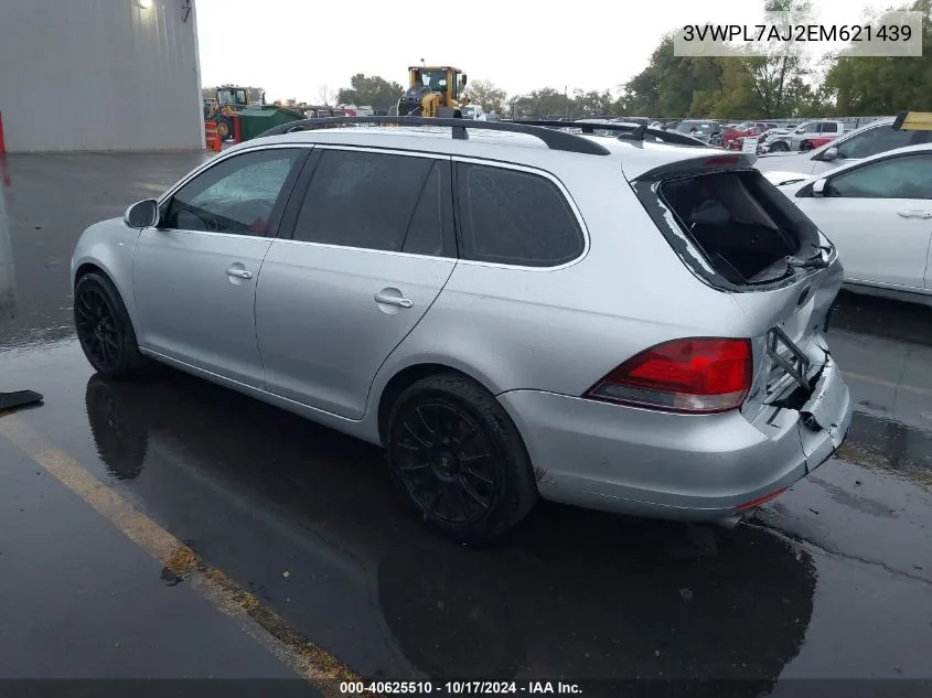 3VWPL7AJ2EM621439 2014 Volkswagen Jetta Sportwagen Tdi