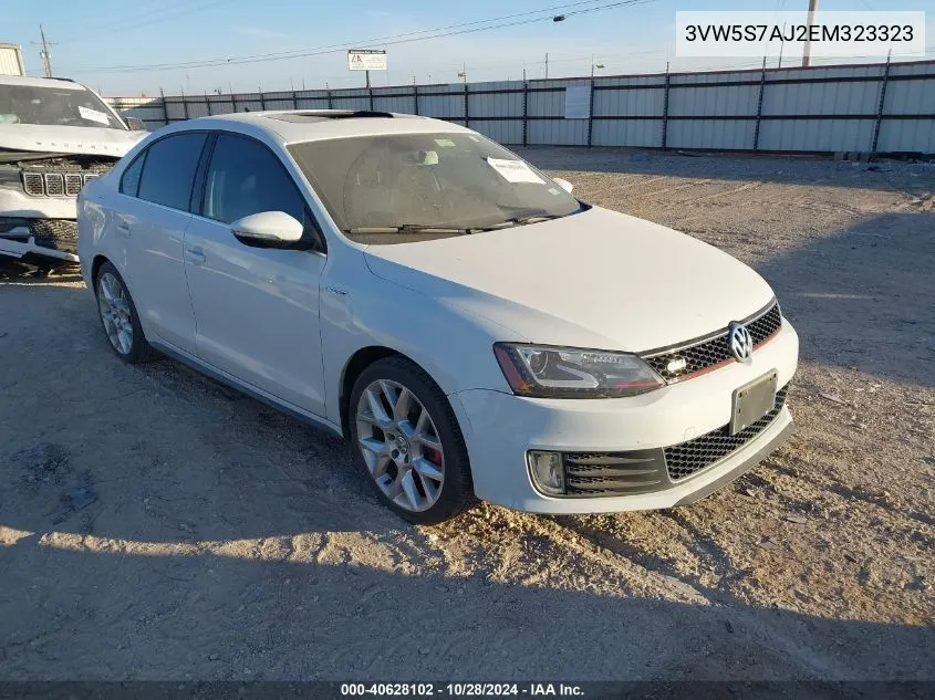 2014 Volkswagen Jetta Gli Edition 30 W/Nav VIN: 3VW5S7AJ2EM323323 Lot: 40628102