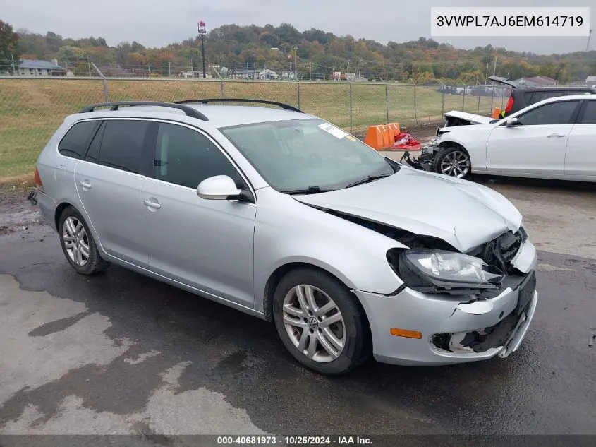 2014 Volkswagen Jetta Sportwagen 2.0L Tdi VIN: 3VWPL7AJ6EM614719 Lot: 40681973