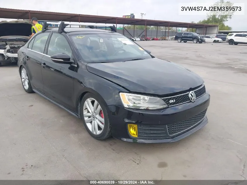 2014 Volkswagen Jetta Gli VIN: 3VW4S7AJ2EM359573 Lot: 40690039