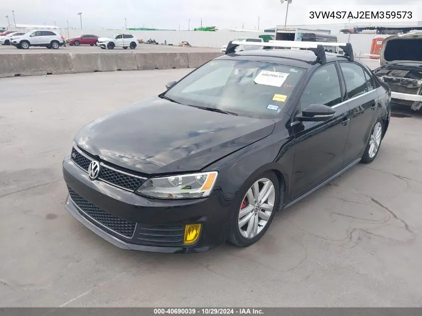 2014 Volkswagen Jetta Gli VIN: 3VW4S7AJ2EM359573 Lot: 40690039