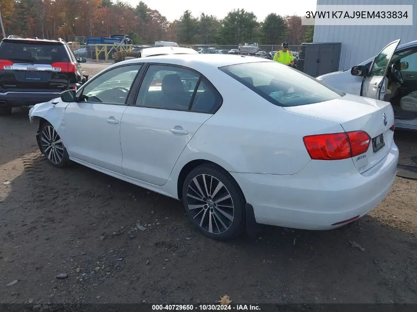 3VW1K7AJ9EM433834 2014 Volkswagen Jetta 2.0L S