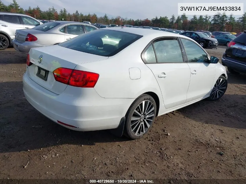 3VW1K7AJ9EM433834 2014 Volkswagen Jetta 2.0L S