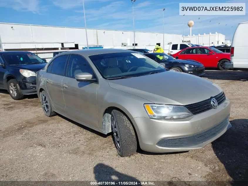 2014 Volkswagen Jetta 1.8T Se VIN: 3VWD07AJXEM225982 Lot: 40730196