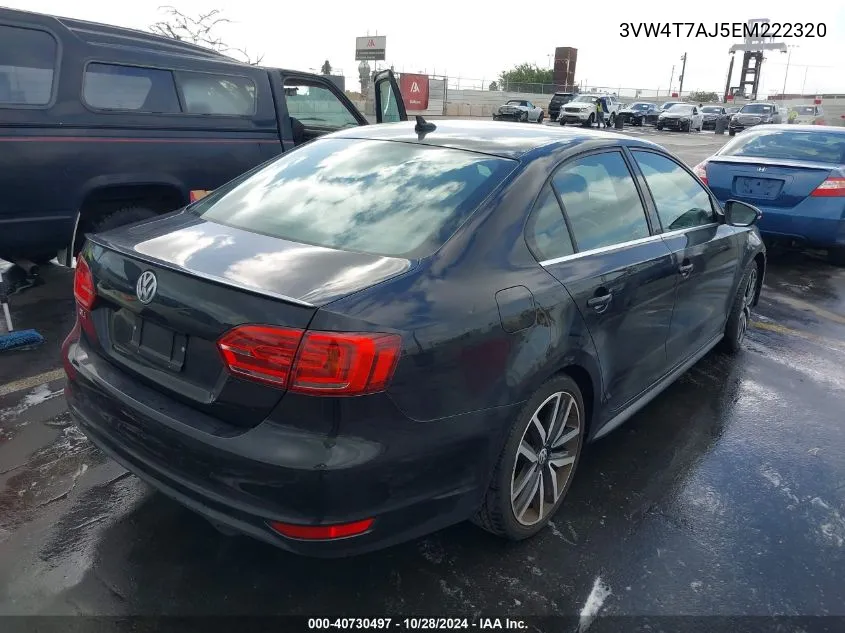 2014 Volkswagen Jetta Gli Autobahn W/Nav VIN: 3VW4T7AJ5EM222320 Lot: 40730497