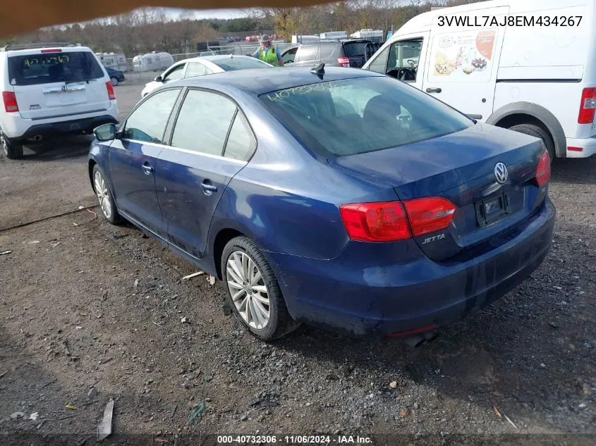 2014 Volkswagen Jetta 2.0L Tdi VIN: 3VWLL7AJ8EM434267 Lot: 40732306