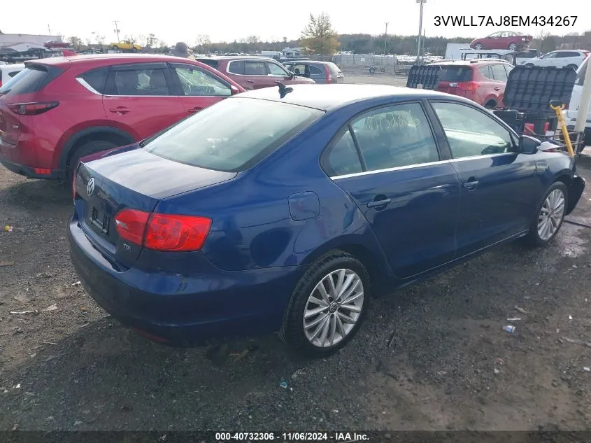 2014 Volkswagen Jetta 2.0L Tdi VIN: 3VWLL7AJ8EM434267 Lot: 40732306