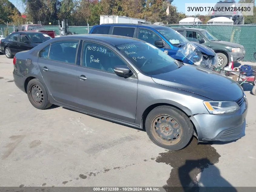 2014 Volkswagen Jetta 1.8T Se VIN: 3VWD17AJ6EM284430 Lot: 40732359