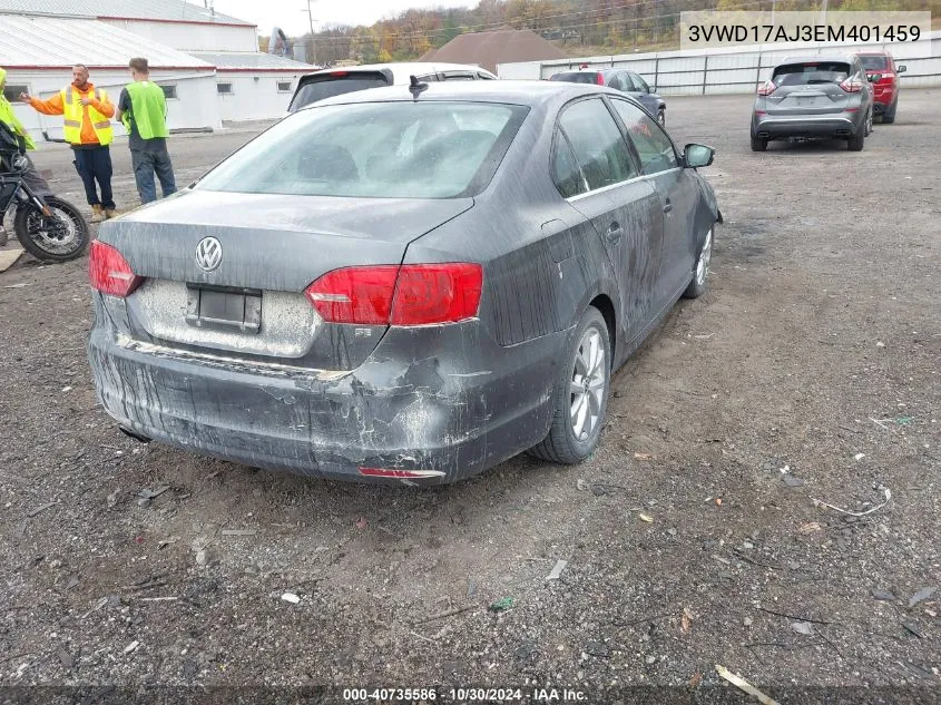 2014 Volkswagen Jetta 1.8T Se VIN: 3VWD17AJ3EM401459 Lot: 40735586