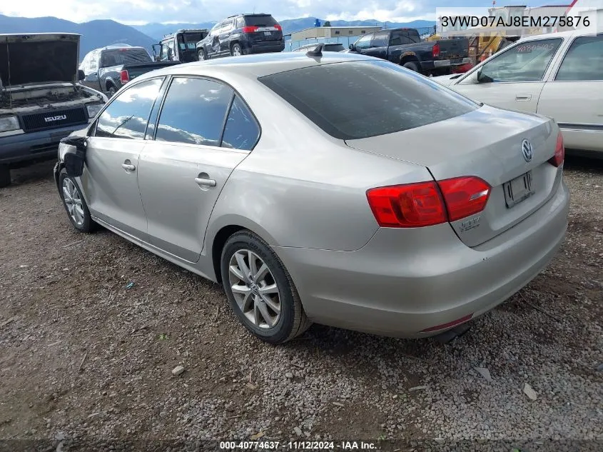 2014 Volkswagen Jetta 1.8T Se VIN: 3VWD07AJ8EM275876 Lot: 40774637