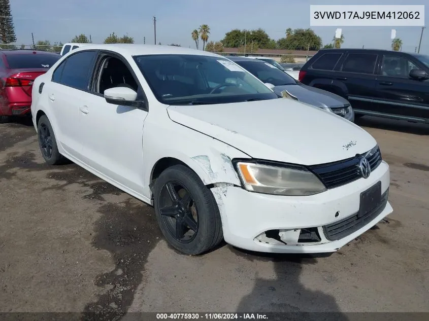 2014 Volkswagen Jetta 1.8T Se VIN: 3VWD17AJ9EM412062 Lot: 40775930