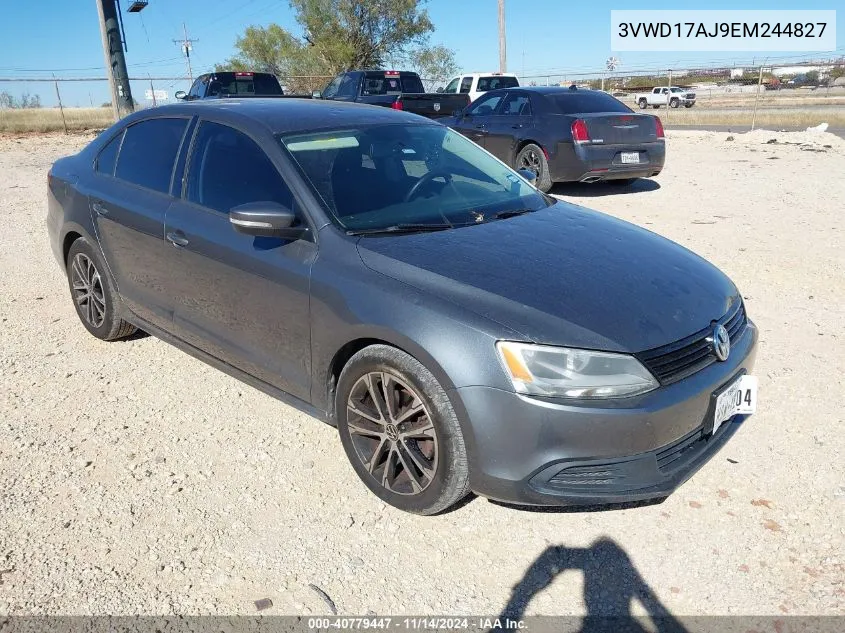 2014 Volkswagen Jetta 1.8T Se VIN: 3VWD17AJ9EM244827 Lot: 40779447