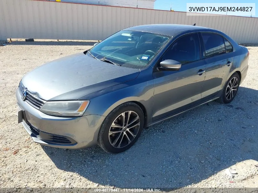 2014 Volkswagen Jetta 1.8T Se VIN: 3VWD17AJ9EM244827 Lot: 40779447