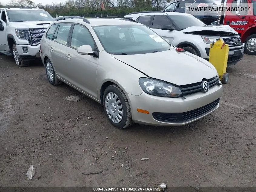 2014 Volkswagen Jetta Sportwagen 2.5L S VIN: 3VWPP7AJ8EM601054 Lot: 40794991