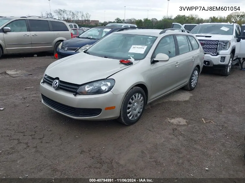 2014 Volkswagen Jetta Sportwagen 2.5L S VIN: 3VWPP7AJ8EM601054 Lot: 40794991