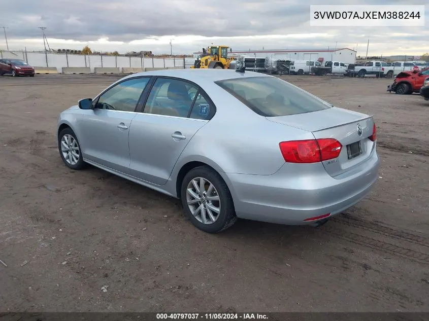 2014 Volkswagen Jetta 1.8T Se VIN: 3VWD07AJXEM388244 Lot: 40797037