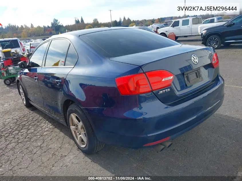 2014 Volkswagen Jetta 2.0L S VIN: 3VW2K7AJ5EM296444 Lot: 40813702