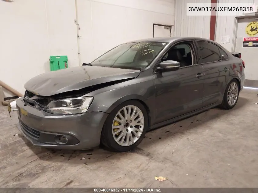 2014 Volkswagen Jetta 1.8T Se VIN: 3VWD17AJXEM268358 Lot: 40816332