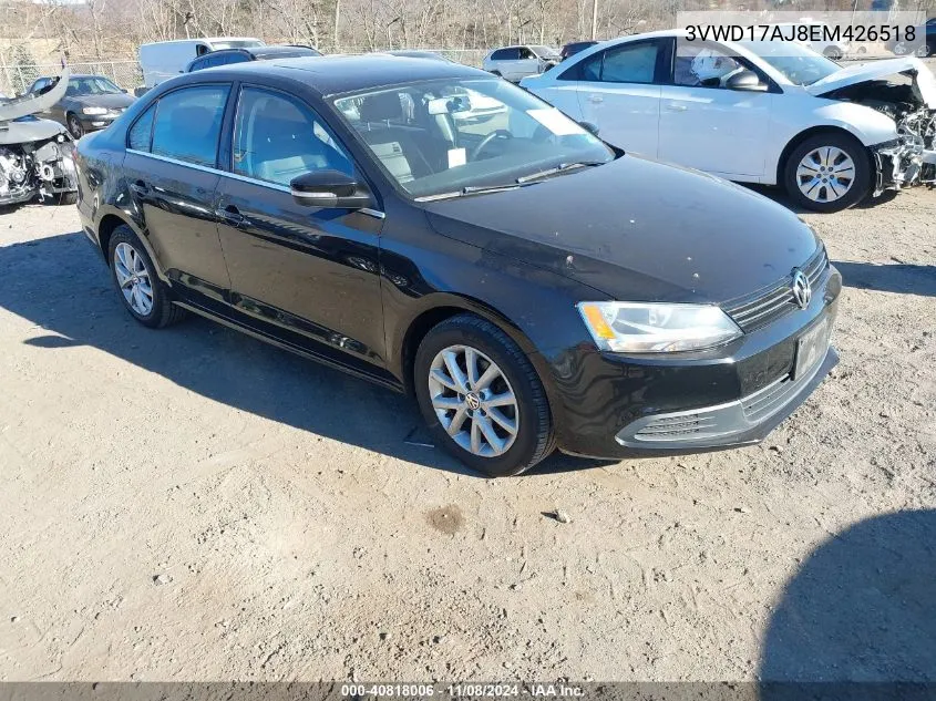 2014 Volkswagen Jetta 1.8T Se VIN: 3VWD17AJ8EM426518 Lot: 40818006