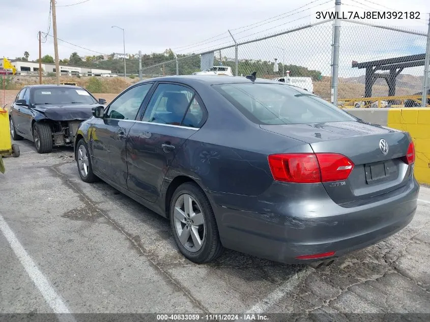 2014 Volkswagen Jetta 2.0L Tdi VIN: 3VWLL7AJ8EM392182 Lot: 40833059