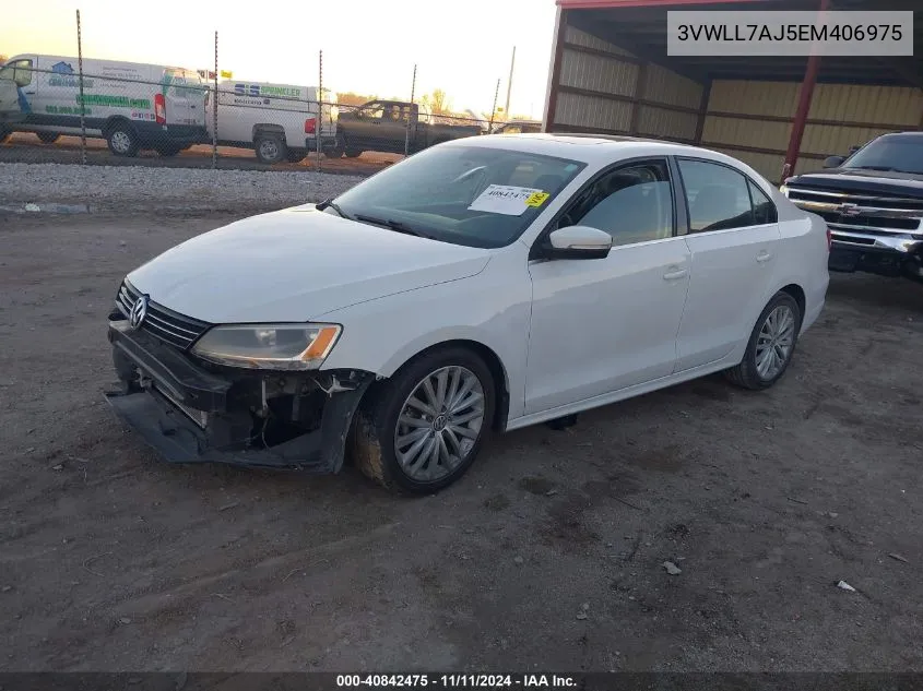 2014 Volkswagen Jetta 2.0L Tdi VIN: 3VWLL7AJ5EM406975 Lot: 40842475